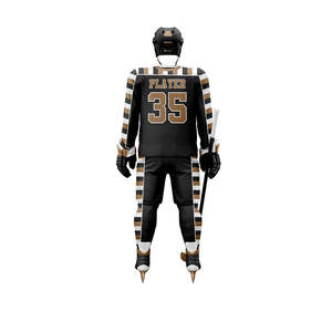 Ensemble de chaussettes et maillot de hockey sur glace personnalisés de haute qualité, imprimé sur le devant par sublimation, respirant, 100% polyester, unisexe adulte - Product Image 6