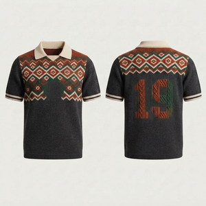 Maillots de football athlétiques tricotés pour hommes, respirants, uniformes d'entraînement, hauts de sport personnalisables avec logo - Product Image 6