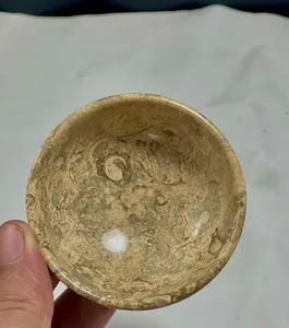 Cuenco de ónix pulido de primera calidad, accesorio moderno de piedra natural, centro de mesa de ónix de mármol artesanal de alta calidad, precio al por mayor - Product Image 2