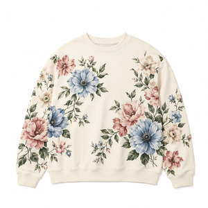 Sweat-shirt en molleton imprimé de qualité supérieure pour hommes, col rond, coton lourd, pull-over, écologique, design personnalisé, vêtements OEM pour l'hiver - Product Image 5