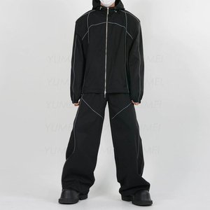 เสื้อกันลมสำหรับผู้ชายเสื้อกันลมไนลอนโพลีเอสเตอร์น้ำหนักเบากันน้ำโลโก้ออกแบบได้ตามต้องการใหม่ - Product Image 3