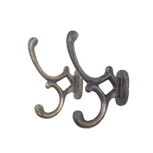 Crochet mural personnalisé en fer noir fait main, de différentes tailles et formes, pour clés, manteaux et chapeaux, provenant du meilleur exportateur en Inde. - Product Image 1