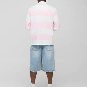 Polos de manga larga para hombre de alta calidad, 100% algodón, 350 GSM, diseño liso, corte regular, transpirables, para equipo. - Product Image 2