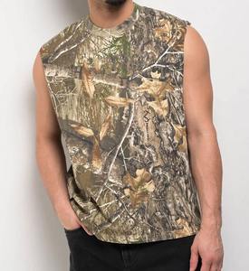 Wholesale Custom <b>Mens</b> 100% Cotton Anti-Pilling Breathable Fitness Bodybuilding <b>Singlet</b> O-Neck - Product Image 3