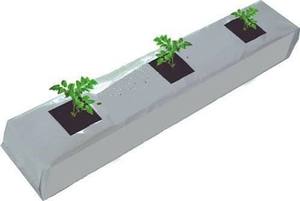 Sacs de culture plats pour plantes avec substrat en fibre de coco, capacité de 15 litres et housses traitées anti-UV de deux ans pour pépinière, durables - Product Image 2