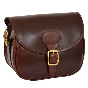 Sac à cartouches en cuir véritable personnalisé OEM, capacité de 100 munitions, pochette de tir - Product Image 1