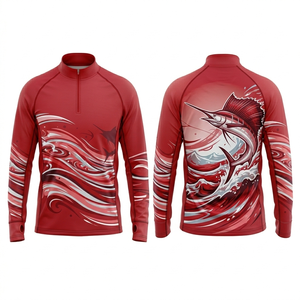 Camiseta de Pesca Personalizada con Sublimación Completa, Uniforme de Pesca de Manga Larga, Ropa Deportiva para Pesca al Aire Libre - Product Image 5