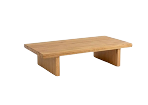 Table basse en bois massif Kero, style moderne minimaliste, meubles de salon, table centrale moderne faite à la main, table de salon en teck massif - Product Image 4