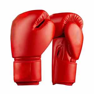 Guantes de Boxeo de Cuero para Hombre, Mujer y Niño, Transpirables, Antideslizantes, Impermeables, con Cierre, para Entrenamiento de Combate, Logotipo Personalizado Profesional - Product Image 2