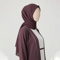 Vestido Abaya Maxi de Seda 100% Natural, Estilo Vintage, Diseño Dubai, Modesto, Cómodo, para Mujeres Musulmanas, Venta al Por Mayor