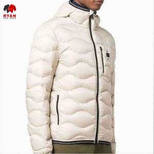 Chaqueta Acolchada de Diseño Personalizado para Hombre, con Logotipo Personalizado, Cierre de Cremallera, Tejido Transpirable y Cómodo, Ropa Casual - Product Image 1