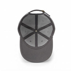 Casquette de baseball professionnelle 100% coton 6 panneaux avec boucle argentée en cuivre, design sportif imperméable, service OEM, nom d'équipe, toutes saisons - Product Image 5