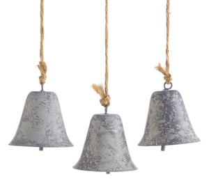 Clochettes en métal galvanisé faites à la main de haute qualité pour la décoration de jardin et les arbres de Noël - Product Image 1