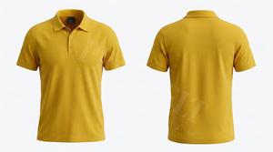 เสื้อโปโลคลาสสิกออกแบบโลโก้ตามสั่ง ขายดี สำหรับผู้ชาย เนื้อผ้าคอตตอนผสม ใส่สบาย แขนสั้น ทันสมัย สวมใส่สบายๆ - Product Image 3