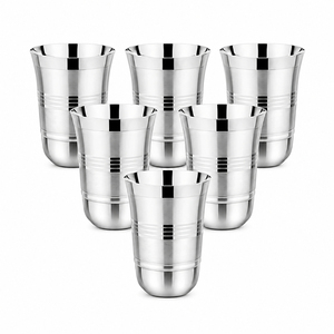Verres empilables écologiques en acier inoxydable, verres à boire incassables en métal, gobelets en acier premium durables pour une utilisation en extérieur - Product Image 5