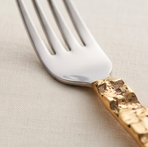 Juego de tenedores de resina artesanal con diseño de cebra de lujo, de acero inoxidable con mango artesanal de cebra, ideal para cocina, hoteles, banquetes y fiestas. - Product Image 2