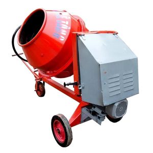 Mezclador de mortero de cemento portátil de alta calidad 200L 250L, máquina mezcladora de hormigón de construcción con núcleo de motor de soporte OEM Vietnam - Product Image 6