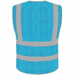 Chaleco de Seguridad Reflectante Moderno de Poliéster de Alta Calidad Personalizado con Logotipo Personalizado, Diseño Unisex, Múltiples Colores Disponibles - Product Image 3