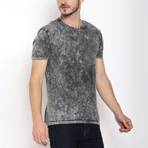 เสื้อยืดสีทึบ ผ้าฝ้าย 100% ผู้ชายผู้หญิงสีขาว O-Neck หลวมแขนสั้นรุ่นพื้นฐานเสื้อยืดคู่รักท็อปส์สีดำ - Product Image 4