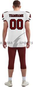 Uniforme de Fútbol Americano Sublimado de Diseño Personalizado, Calidad Premium, 100% Poliéster, Transpirable, Absorbente de Humedad, Elástico en Cuatro Direcciones - Product Image 2