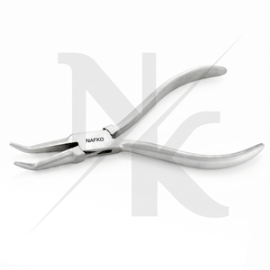 Jewelry <b>Tool</b> Supplier Bent Chain Nose Pliers Plain Handle 140mm Stainless Steel Handmade Jewelry Craft <b>Tool</b> Jewelry <b>Bench</b> <b>Tool</b> - Product Image 6