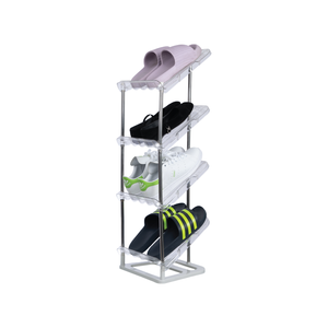 Halo - Estante de Almacenamiento de Zapatos Moderno de Plástico Transparente Ajustable de Cuatro Niveles, el Más Vendido, para Sala de Estar y Cocina - Product Image 2