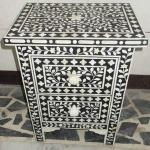 MOP martillado y muebles de lado interior de hueso para sala de estar DE LA India - Product Image 5