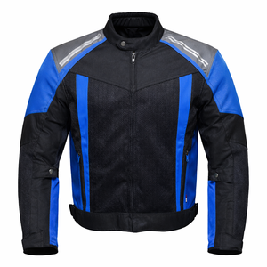 Chaqueta de Motocicleta Ventilada de Cordura, Ropa Deportiva Transpirable con Malla, Certificación CE, Lista para Equipar con Armadura, Reflectante, Tallas Grandes - Product Image 5