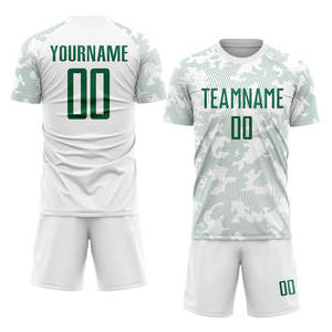 Uniforme de Fútbol Personalizado y Duradero, Manga Corta, Estampado, Tallas Grandes, Ofrece Comodidad, Ventilación y Flexibilidad - Product Image 4