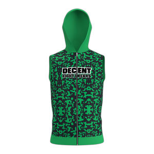 Sweat-shirt à capuche sans manches pour la boxe, idéal pour l'entraînement en salle et l'échauffement, vêtements de sport confortables pour les combattants - Product Image 3