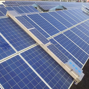Robot Automático de Limpieza de Paneles Solares, Máquina de Limpieza de Superficies Fotovoltaicas, Limpiador de Alimentación Lineal para Techos - Product Image 1