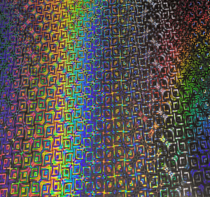 Metalized Holographic Film Roll with 3D Laser Effect Scratch Resistant Decorative Film for <b>Labels</b> Stickers & Flexible <b>Packaging</b> - Product Image 1