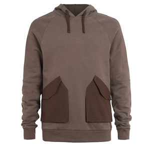 Men's Custom 100% Cotton Winter Thermal Sweatshirts Long Sleeve <b>Thick</b> <b>Fleece</b> Digital Printing Solid - Product Image 2