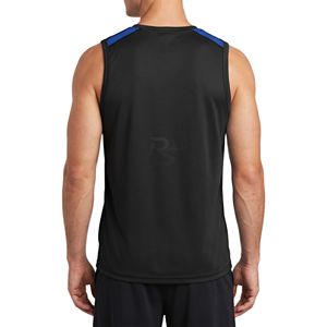 Débardeur pour homme de style minimaliste noir uni, tissu respirant de qualité supérieure, séchage rapide, tissu doux, débardeurs de course - Product Image 2
