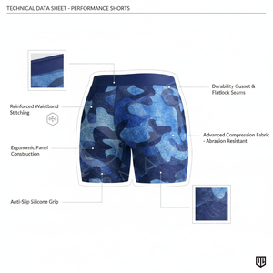 Shorts de sport camouflage de qualité supérieure pour femmes, taille haute, extensibles, pour l'entraînement, la course, le fitness et le yoga, séchage rapide - Product Image 2
