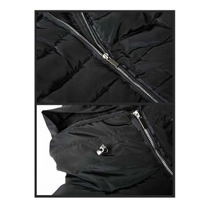 Hot Sale Women's Winter Bomber Quilted Jacket Knitted Polyester Eco-Friendly Waterproof Hooded Outdoor Puffer - Product Image 5