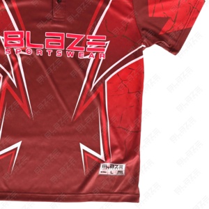 Blaze Fight Wear Polo al por mayor camiseta personalizada hombre Polo verano transpirable diseño Logo impresión hombres PoloMen camisetas - Product Image 6