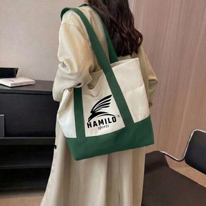 Sac fourre-tout en toile personnalisé écologique avec logo numérique/soyeux/par transfert thermique/broderie – Cadeau d'entreprise promotionnel, taille personnalisable - Product Image 3