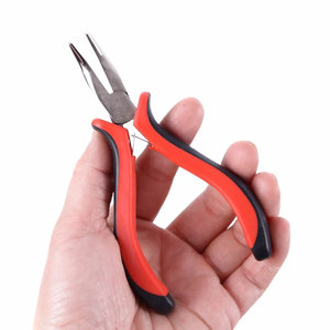 Bend Tip Plier Essential Diy Hair Extension Tool For Micro <b>Rings</b> Links Beads & Feather Hair Extensions Professional <b>Clip</b> - Product Image 5