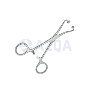 High Quality 4 Inch Backhaus Towel Clamp German <b>Steel</b> <b>Ball</b> Socket Jaws Ratchet Lock Surgical Forceps Manual OEM Wholesale - Product Image 6