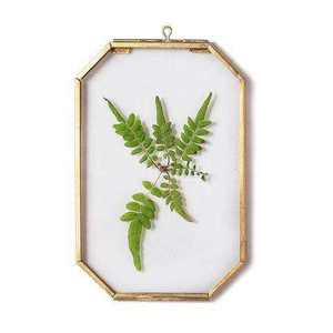 Gold Metal Rectangle Photo <b>Frame</b> With Butterfly <b>Print</b> Horizontal Display Home Livingroom Wedding Gift Use Photo <b>Frame</b> Stand - Product Image 3