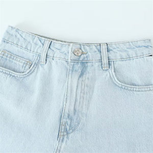 Pantalones Cortos Vaqueros Elásticos Casuales de Moda para Hombre 2025, Shorts de Mezclilla Azul y Negro, Pantalones Cortos de Lona para Hombre, Estilo Urbano - Product Image 4