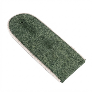 Épaulettes d'officier vert champêtre sur mesure avec passepoil blanc pour uniforme de service uni - Product Image 3
