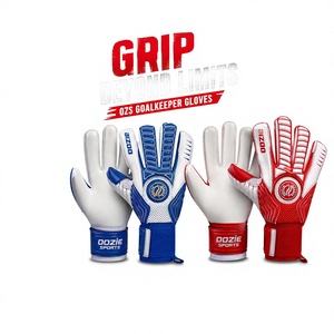 Gants de gardien de but OZS, en latex, à doigts entiers, imperméables, antidérapants, respirants, fermeture à boucle, équipement sportif unisexe - Product Image 2