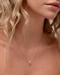 Emerald Pear Lab Grown Diamond Toi Et Moi <b>Pendant</b> Necklace Wholesale Adjustable Two Stone Jewelry 14k 18k <b>Solid</b> <b>Gold</b> Manufacture - Product Image 3