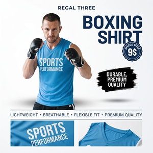 Camiseta de Boxeo Profesional, Unisex, Transpirable, para Entrenamiento, Fitness, Sin Mangas, Ropa Deportiva para Hombre - Product Image 1