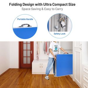 โต๊ะพับได้ขนาด 60 นิ้ว สำหรับเล่นเทนนิสและปิงปอง พร้อมอุปกรณ์เสริม สำหรับใช้ในบ้านและกิจกรรมสันทนาการ - Product Image 3