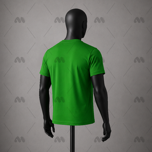 เสื้อยืดคอกลมแขนสั้นผ้าเจอร์ซีย์ระบายอากาศแห้งเร็วสไตล์สปอร์ตพร้อมโลโก้ด้านหน้าสำหรับผู้ชาย - Product Image 3