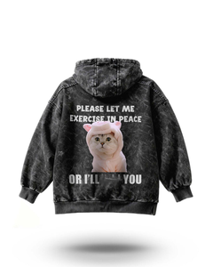 Sudadera con Capucha para Hombre, Ligera, de Algodón Transpirable, Lavada con Ácido, de Alta Calidad, con Bolsillos Tipo Canguro, Personalizable con Estampado - Product Image 2