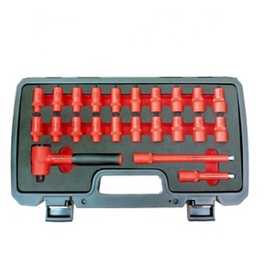 23 PCS 1/4 "DR. JUEGO DE LLAVE Y TOMA COMBINADO HI-AISLADO-Grado industrial DIY OEM ODM - Product Image 5